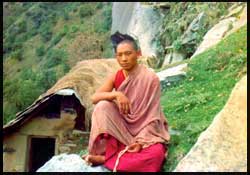 When Nawang was hermit meditator in Himalaya 