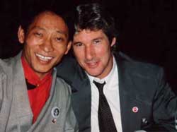 Nawang with his good friend Richard Gere